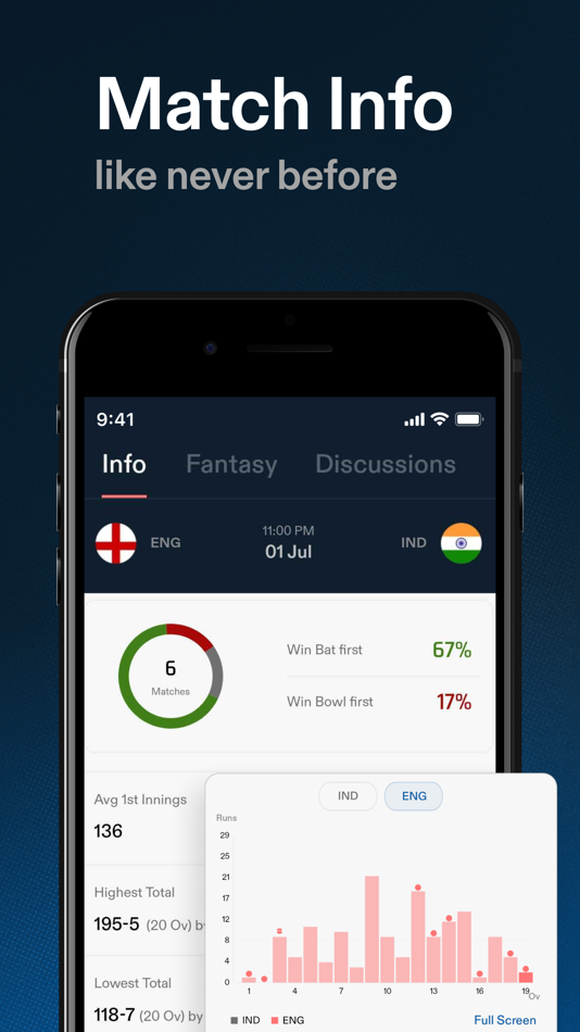 #4. CREX - Just Cricket (iOS) di: Parthtech Developers LLP