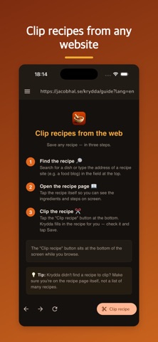 Krydda: Recipes & Meal Planner Screenshot 2 of 10