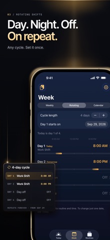 FlexAlarm: Shift Alarm Clock screenshot 4
