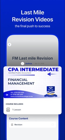 RCM Online College screenshot