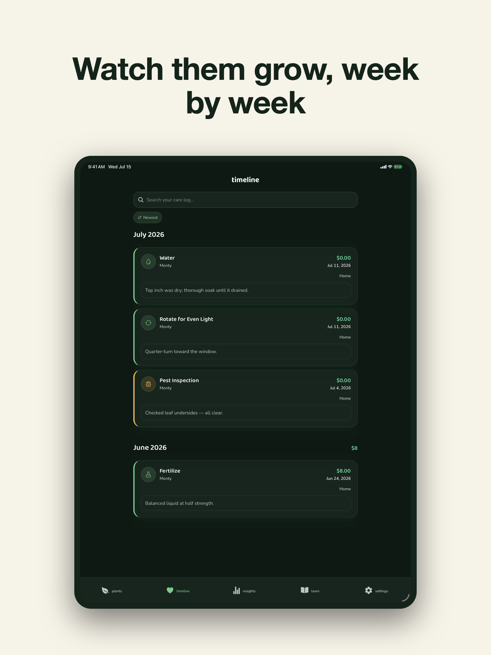 Watering Reminder: Plant Story screenshot 8