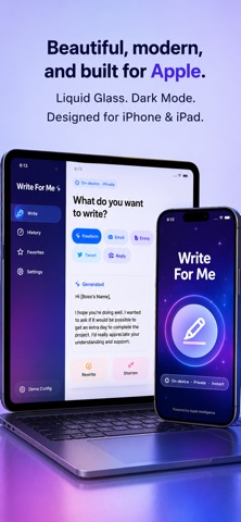 AI Writer: Write For Me iPhone screenshot