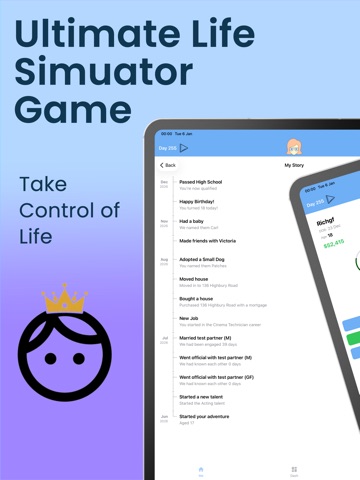 Life Sim: Real Life Simulator iPad screenshot