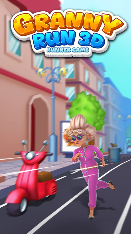 #10. Granny Run 3D runner Game (iOS) By: Vault Productions Pvt Ltd