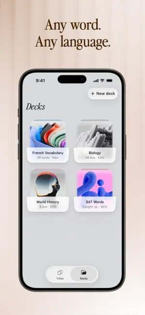 Toly: AI Language Flashcards screenshot 2
