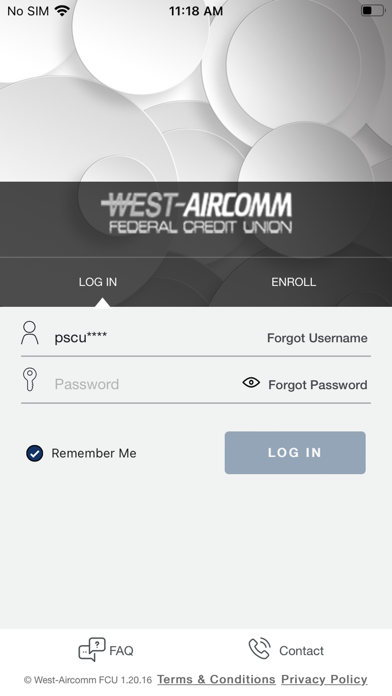 WAC Visa Screenshot