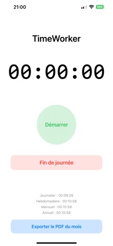 TimeWorker screenshot
