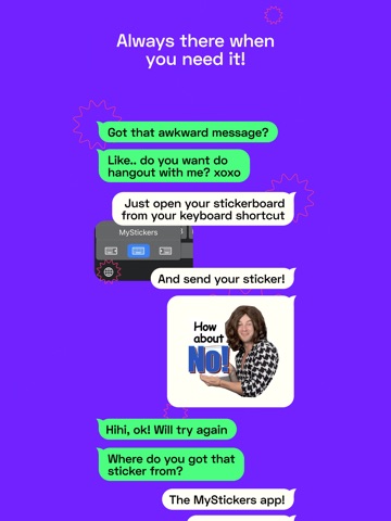 MyStickers-Menoki iPad screenshot