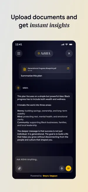 Aisha: Better AI, Built for Us iPhone screenshot 6