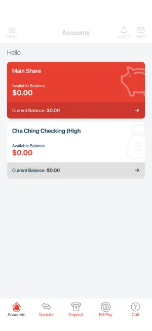 Red River FCU screenshot 2