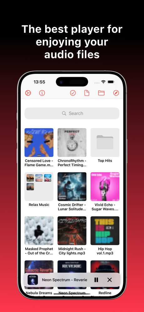 Music App: offline player screenshot 1