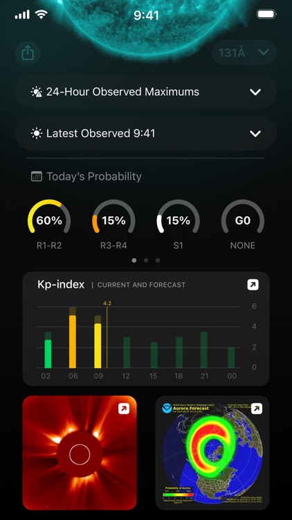 Solar Weather - Space Forecast screenshot-5