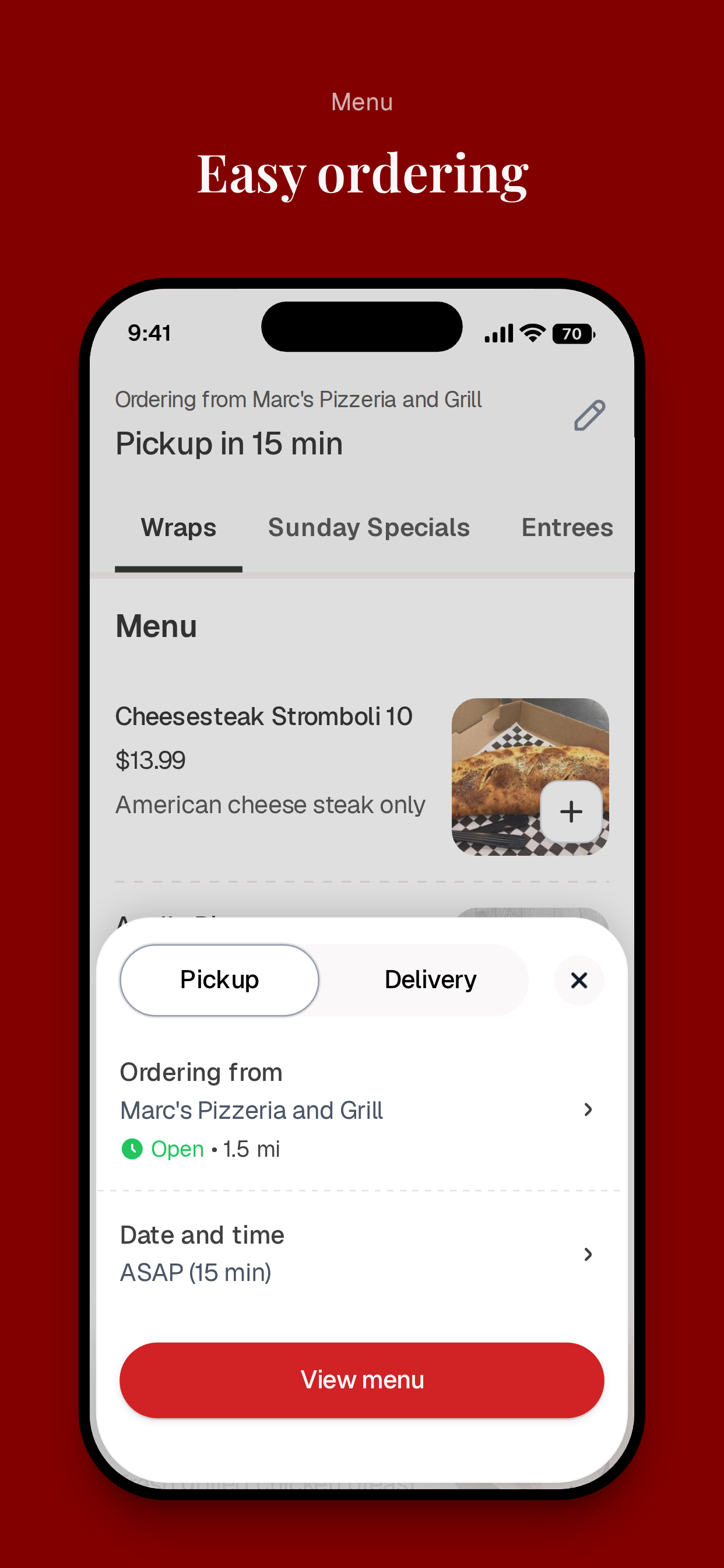 Marc's Pizzeria and Grill screenshot 3