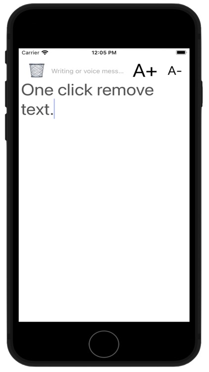 TextWriter for impaired people