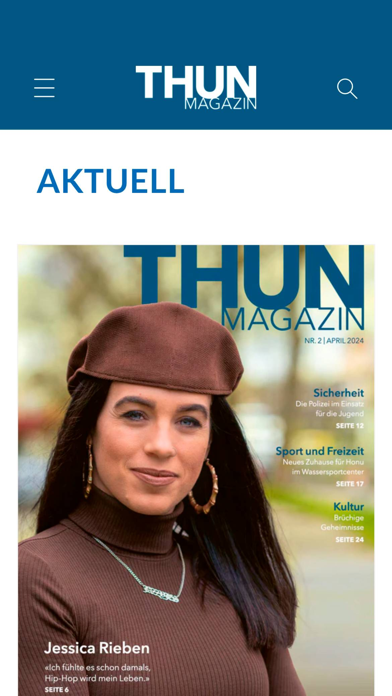 Thun Magazin Screenshot