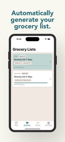Grocery Meal Planner Screenshot 5 of 6
