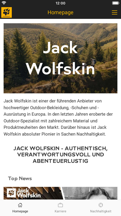 Screenshot #1 pour myWolfpack by Jack Wolfskin