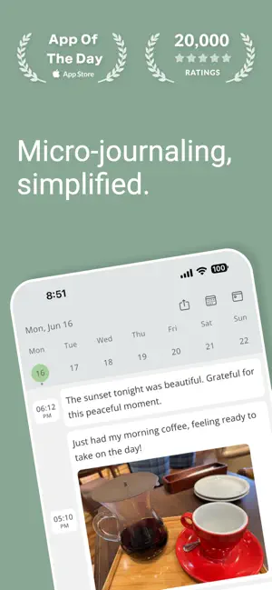 DrawerJournal - Private Diary screenshot 1