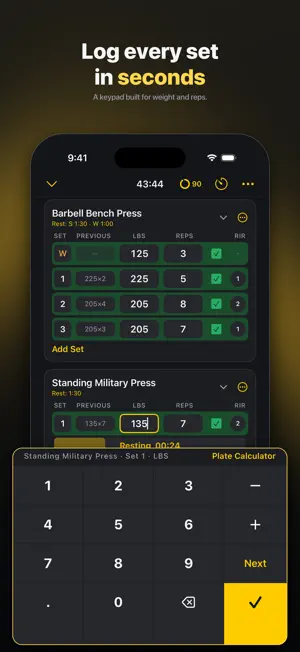 Loadex - Strength & Running screenshot 1