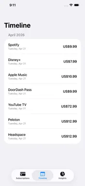FlowSubs screenshot 1