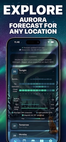 Aurora Forecast Alert - Revon screenshot