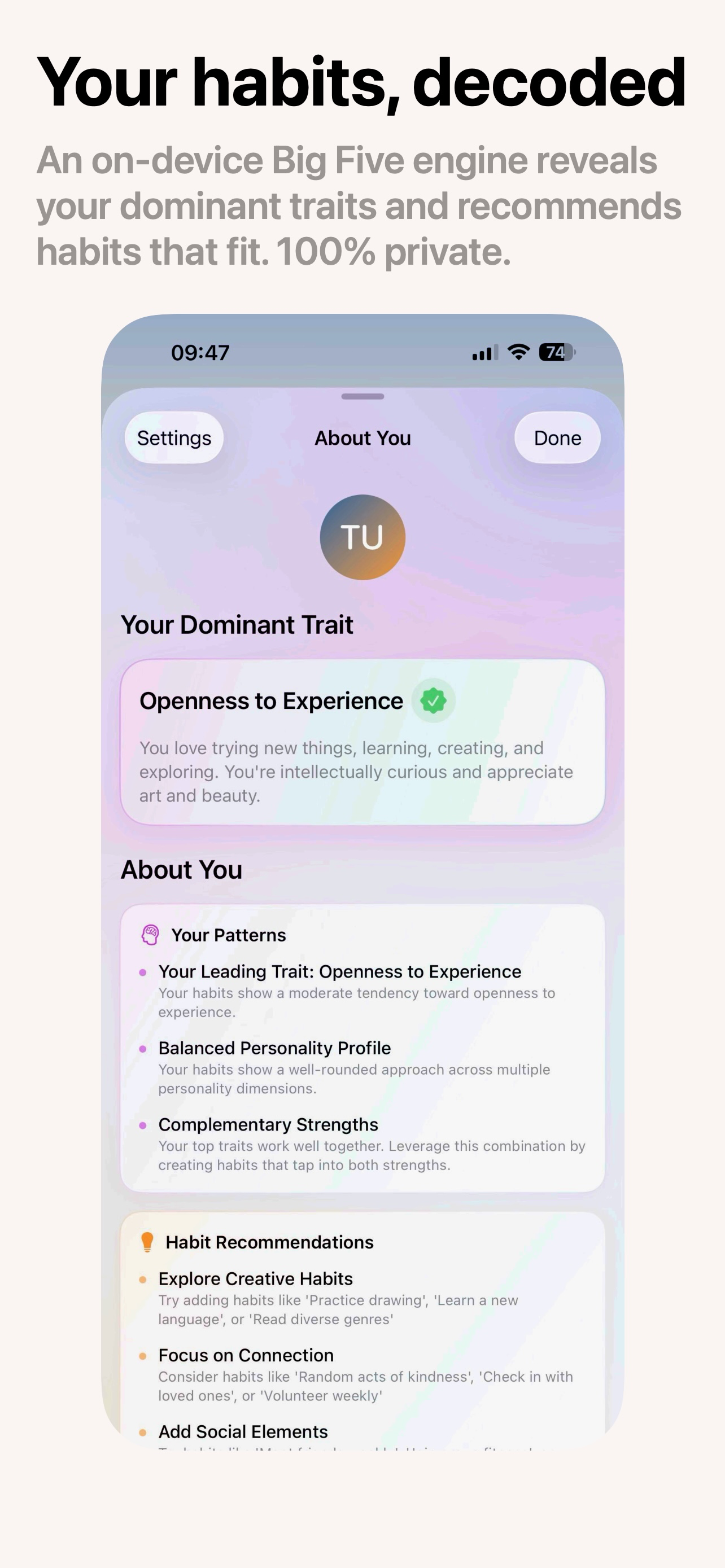 Ritualist: Habits with Purpose screenshot 6