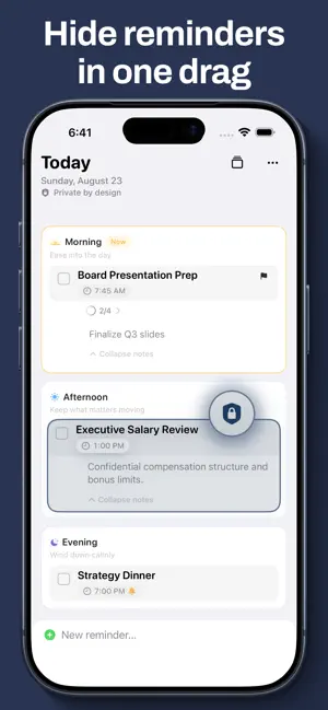 Henkq: Encrypted Reminders screenshot 1