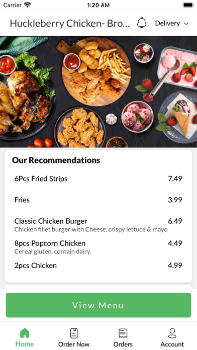 Huckleberry Chicken Broxbourne Screenshot