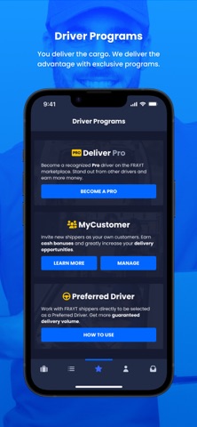 FRAYT Driver screenshot
