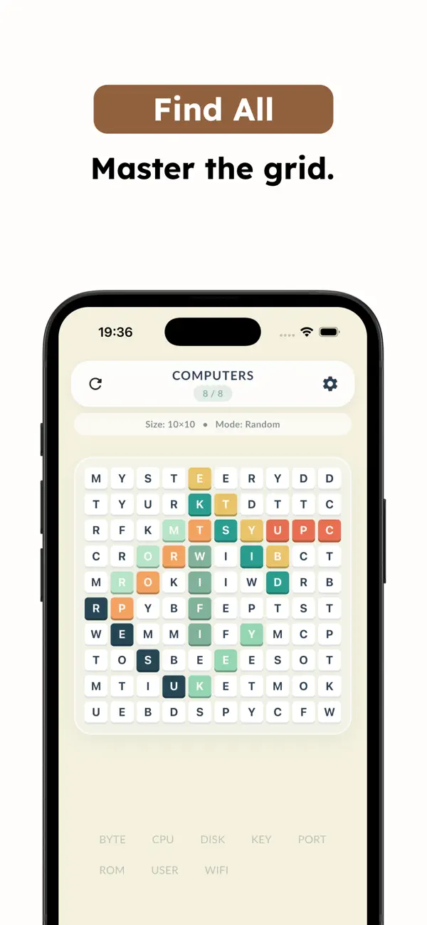 Screenshot #3 pour Word Sanctuary: Mots Mêlés
