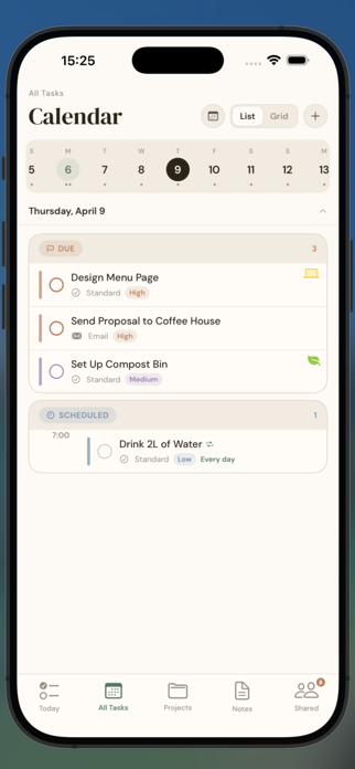 BetterKeeper: Tasks & Projects Screenshot 3 of 6
