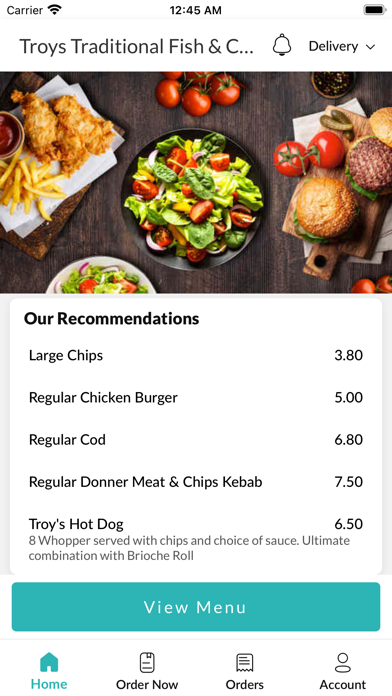Troys Traditional Fish & Chips Screenshot