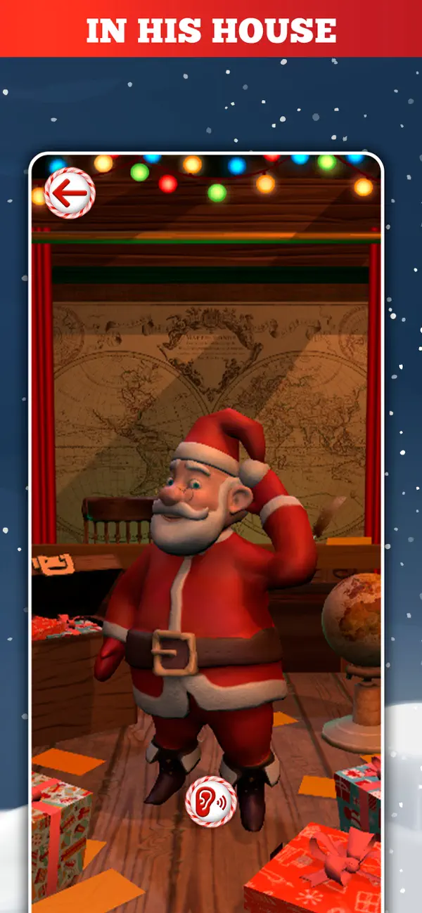 Screenshot #3 pour Parler avec le Père Noël 3D