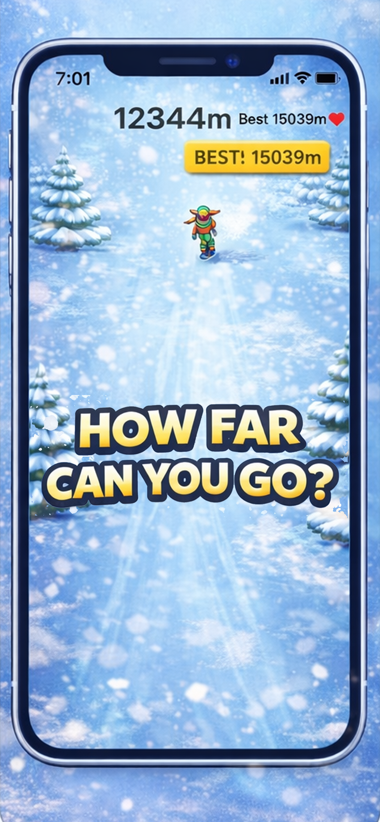 DinoSki: Endless Runner Game