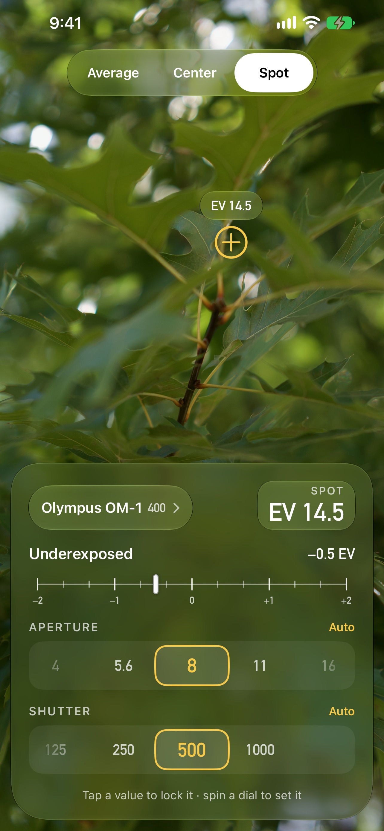Screenshot 1 of Light Right - Film Light Meter