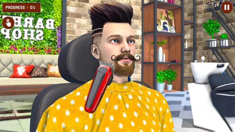 Barber Shop Hair Cutting Game screenshot-3