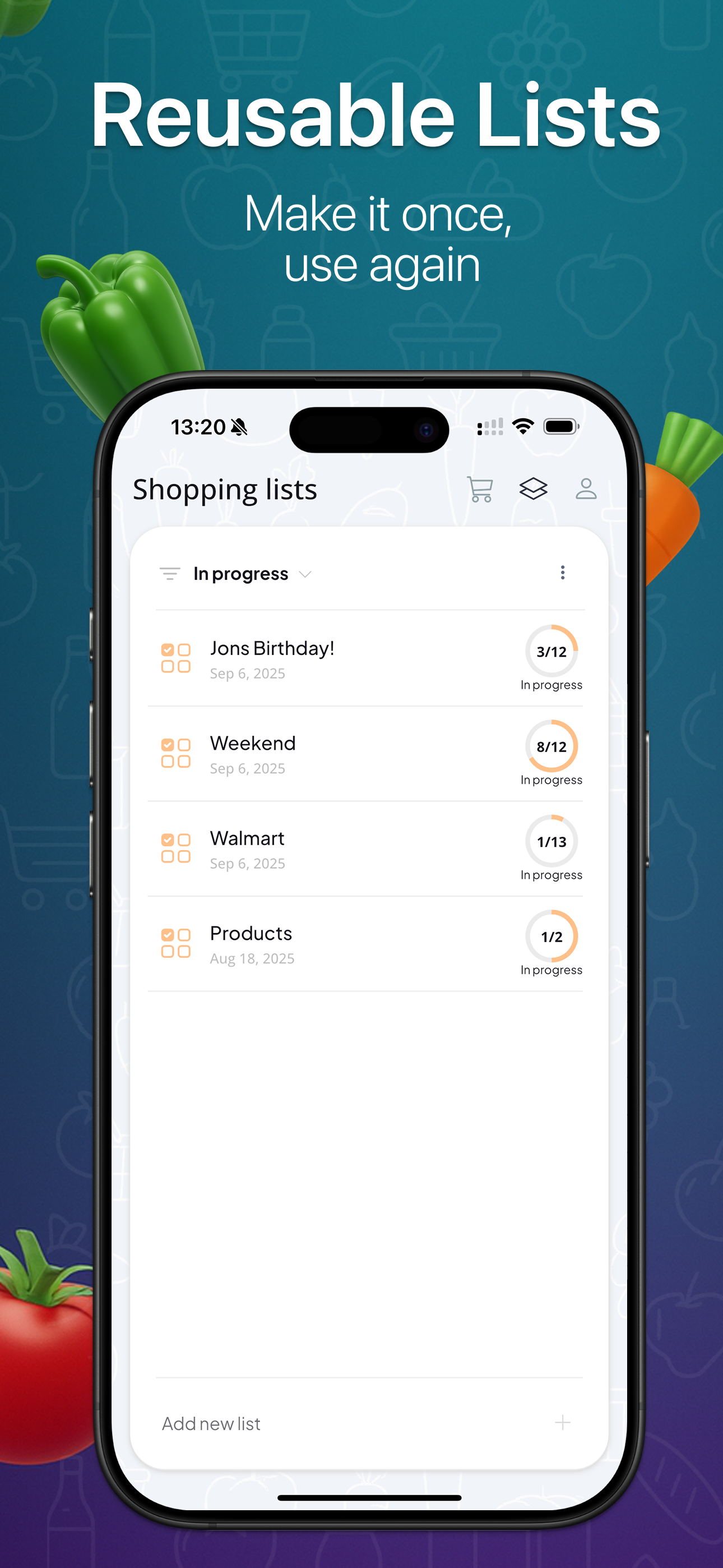 AI Grocery Shopping List