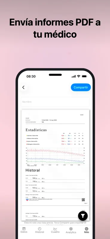 Presión Arterial: Health+ screenshot 7 of 8