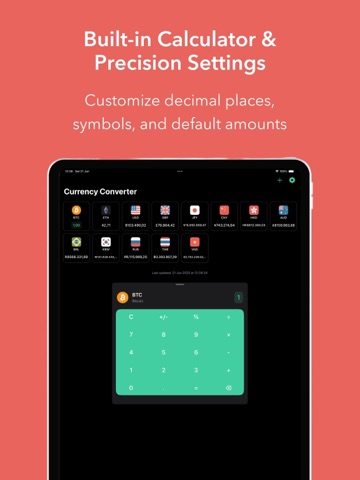 Coinverter+ Crypto & Currency iPad screenshot