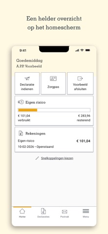 Mijn zorg van a.s.r. iPhone screenshot 1