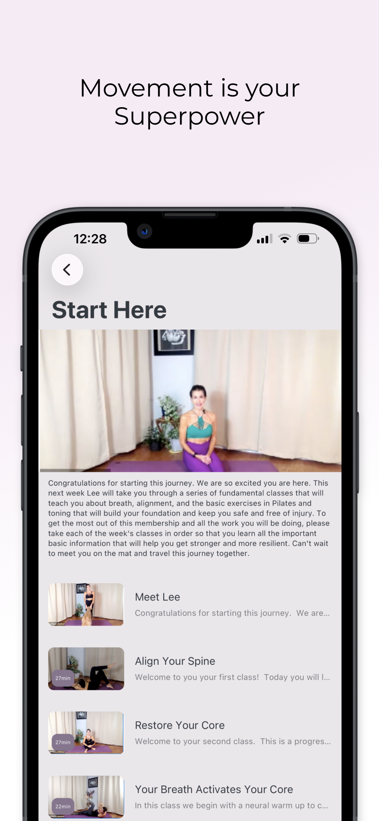 Lee Pilates Method screenshot 4