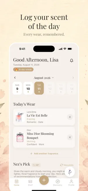ScentShelf Perfume Tracker screenshot 1