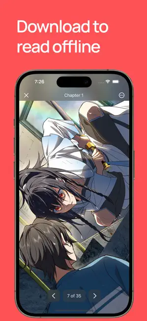 Kuro Manga Reader iPhone screenshot 4