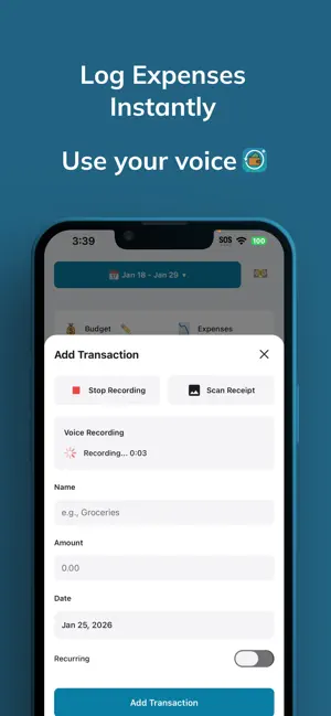 YBUD: Budget & Expense Tracker screenshot 2