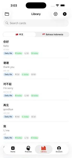 ChindoSpeak - Mandarin & Indo screenshot 3