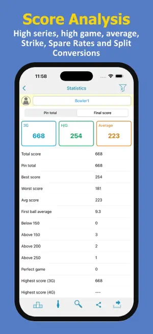 My Bowling Scoreboard screenshot 3