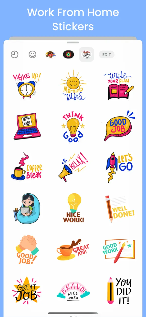 Screenshot #2 pour Work From Home Stickers!