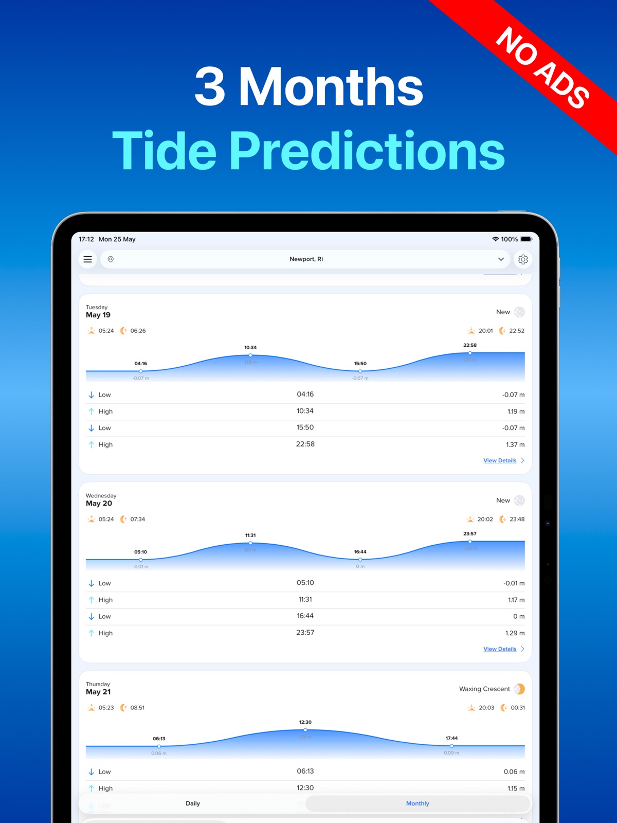 NOAA Tide Chart & Forecast ipad screenshot 2