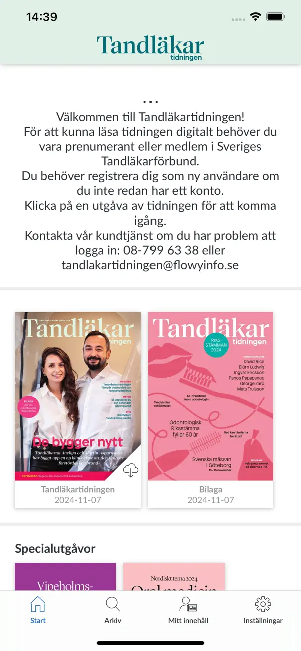 Screenshot #1 pour Tandläkartidningen