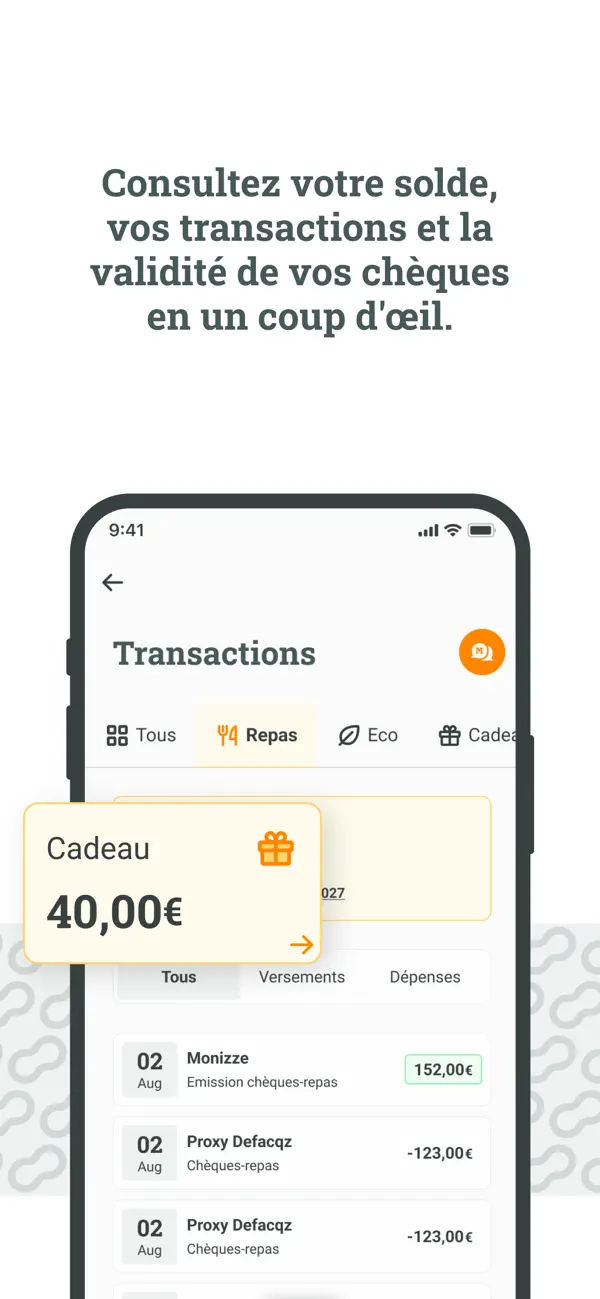 Screenshot #2 pour Monizze, avantages extralégaux